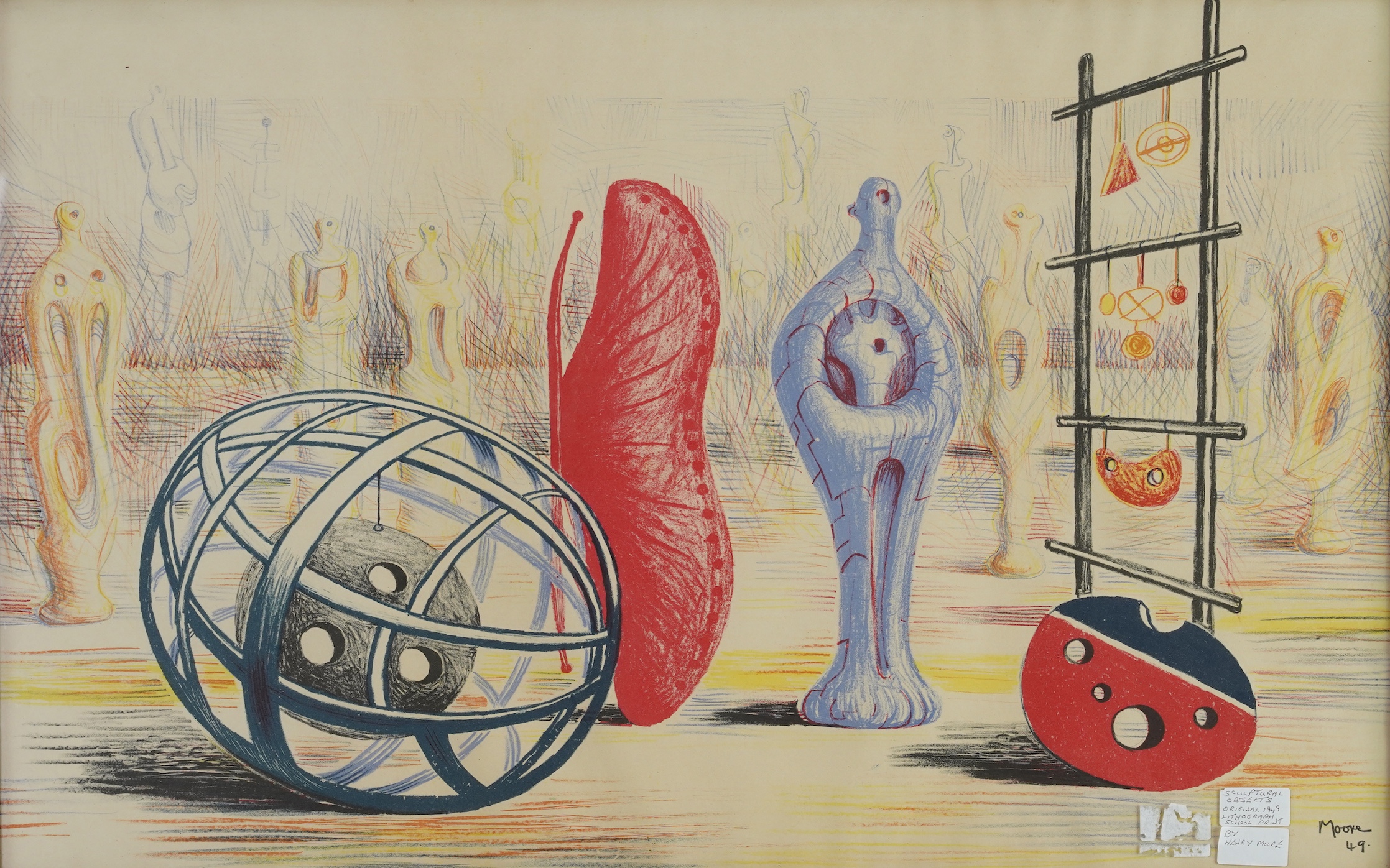 Henry Moore OM, CH, British 1898-1986, 'Sculptural Objects'